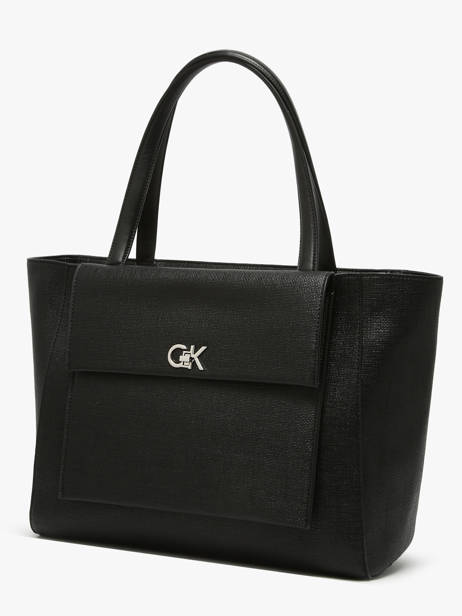 Sac Porté épaule Ck Tex Calvin klein jeans Noir ck tex K613178 vue secondaire 2
