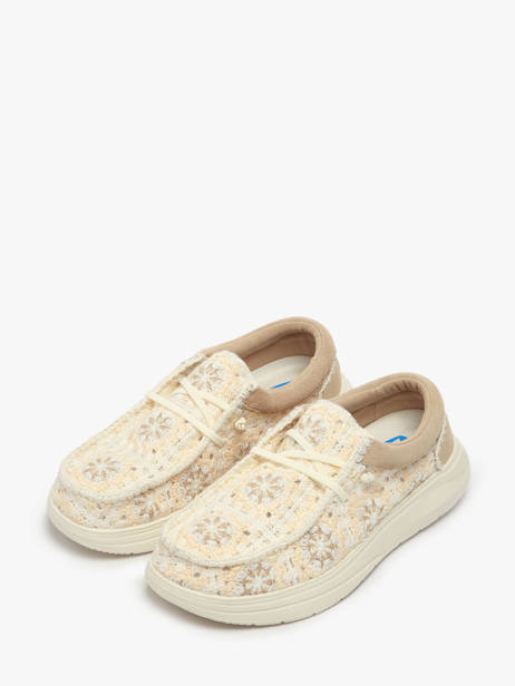 Mocassins Wendy Comf Cottage Hey dude Beige women 43728 vue secondaire 2