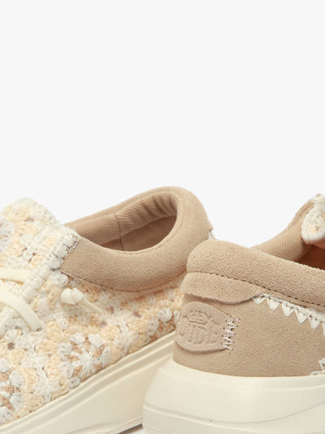 Mocassins Wendy Comf Cottage Hey dude Beige women 43728 vue secondaire 3