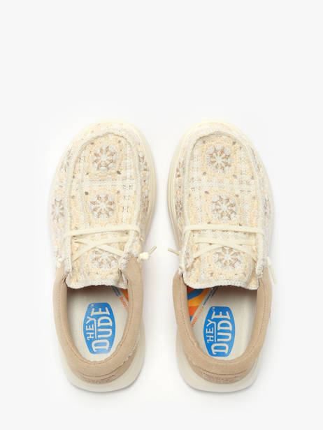 Mocassins Wendy Comf Cottage Hey dude Beige women 43728 vue secondaire 4