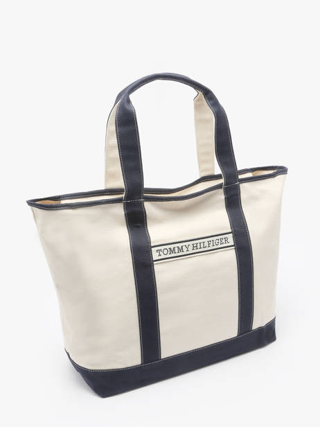 Sac Porté épaule Th Summer Coton Tommy hilfiger Bleu th summer AW17421 vue secondaire 2
