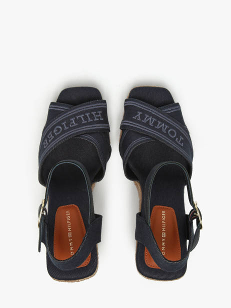 Sandales Tommy hilfiger Bleu women 8668DW6 vue secondaire 3