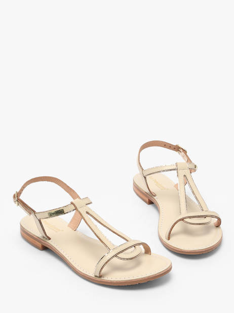 Nu-pieds Hamatrio En Cuir Les tropeziennes Beige women HAMATRIO vue secondaire 1