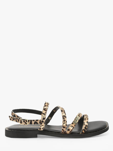 Sandales Corabel Leo En Cuir Les tropeziennes Or women CORABEL