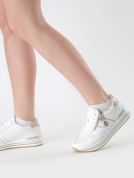 Sneakers En Cuir Remonte Blanc women 81 vue secondaire 1