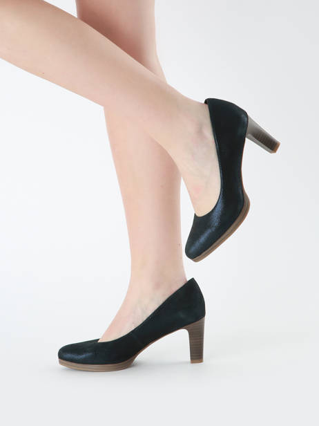 Escarpins En Cuir Tamaris Bleu women 41 vue secondaire 1
