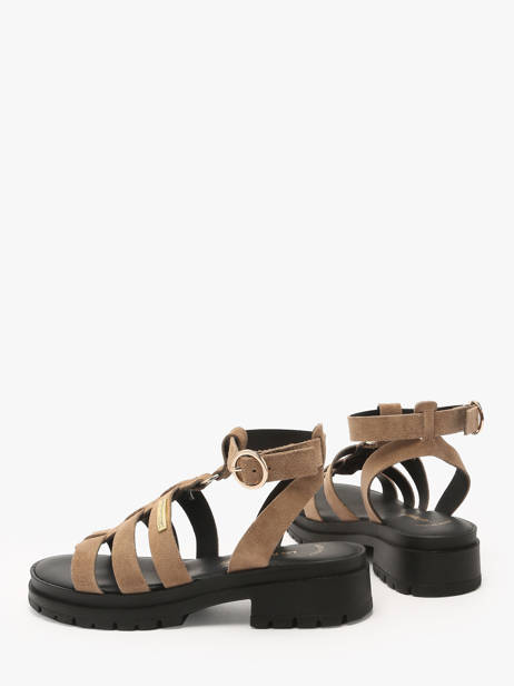 Sandales Tobosued En Cuir Les tropeziennes Beige women TOBOSUED vue secondaire 2