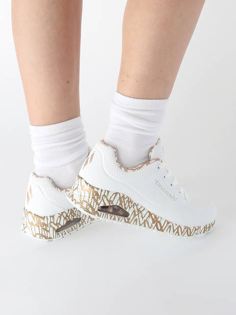 Sneakers Skechers Blanc women 155506 vue secondaire 1
