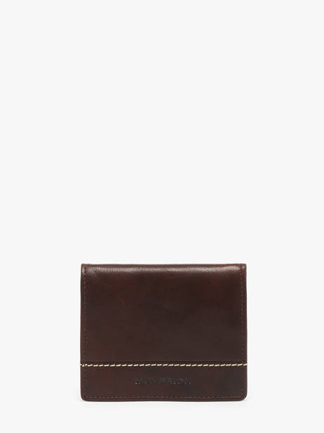 Porte-monnaie Porte-cartes Cuir Maverick Marron rough gear MAVRG058