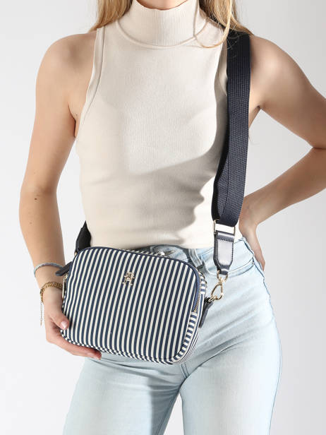 Sac Bandoulière Poppy Summer Polyester Recyclé Tommy hilfiger Bleu poppy summer AW17231 vue secondaire 1
