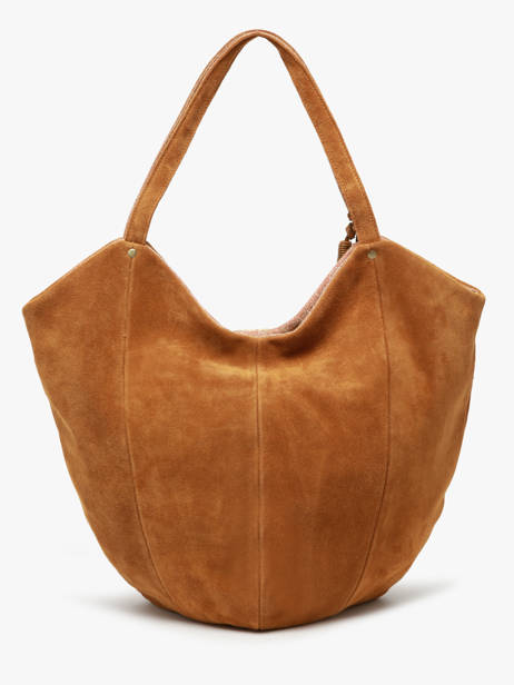 Sac Porté épaule Vintage Cuir Mila louise Marron vintage 23034V4 vue secondaire 3
