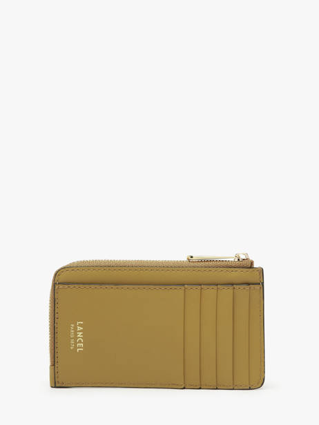 Porte-cartes Cuir Lancel Vert angele A13158 vue secondaire 2
