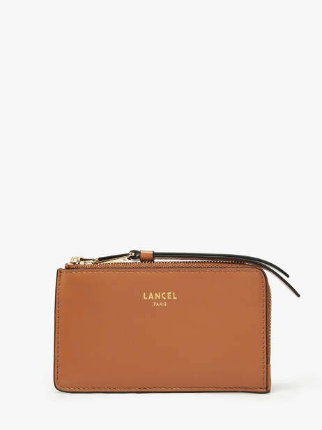 Porte-cartes Cuir Lancel Marron origami A13422