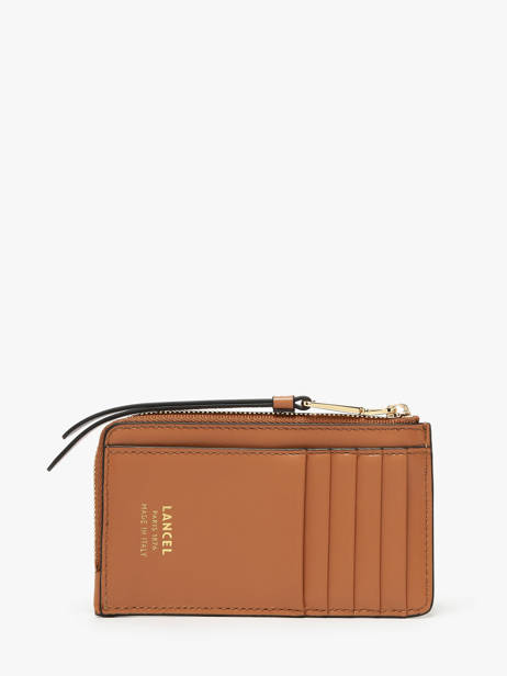 Porte-cartes Cuir Lancel Marron origami A13422 vue secondaire 2