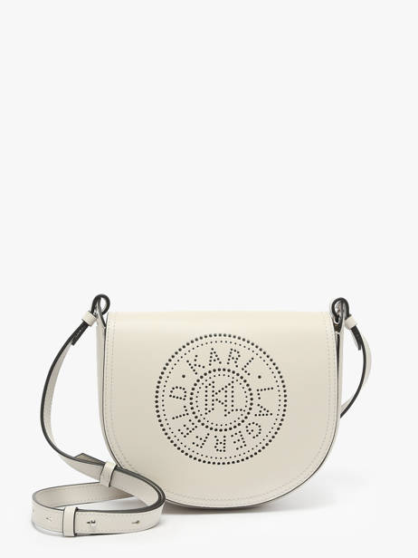 Sac Bandoulière K Circle Cuir Karl lagerfeld Beige k circle A1W30212