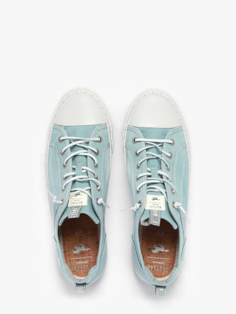 Sneakers Mustang Bleu women 1376308 vue secondaire 3