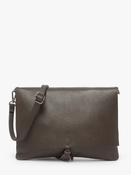 Sac Bandoulière Caviar Cuir Milano Marron caviar CA21062