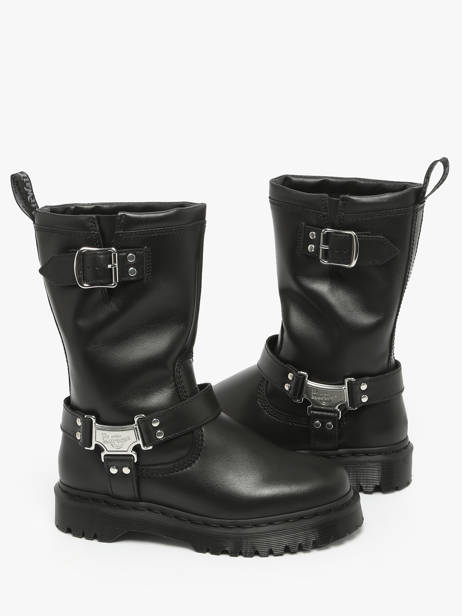 Bottes Anistone En Cuir Dr martens Noir women 32199001 vue secondaire 3
