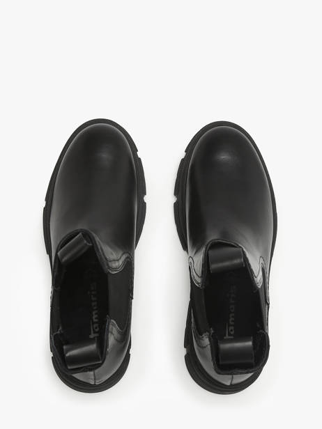 Chelsea Boots En Cuir Tamaris Noir women 41 vue secondaire 4