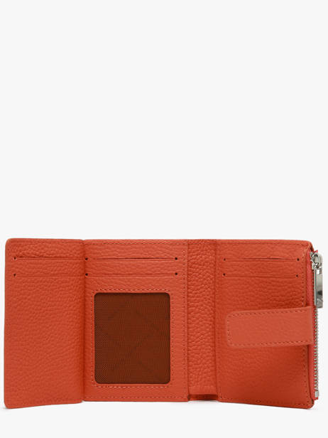 Porte-cartes Porte-monnaie Cuir Nathan baume Orange original n 102N vue secondaire 2