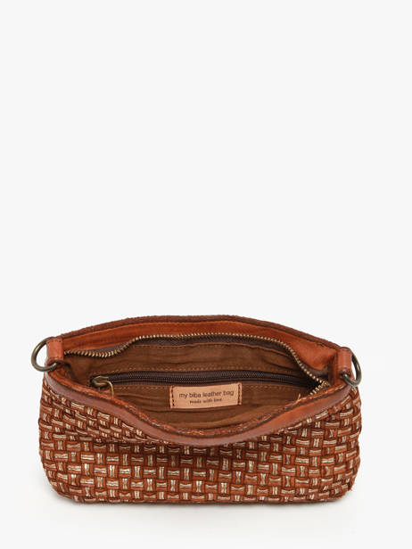 Sac Bandoulière Heritage Cuir Biba Marron heritage KAB9L vue secondaire 3