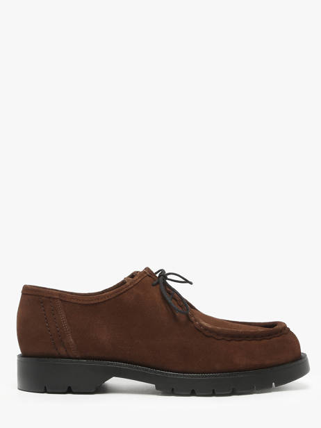 Chaussures Derbies En Cuir Kleman Marron men PADRORVV