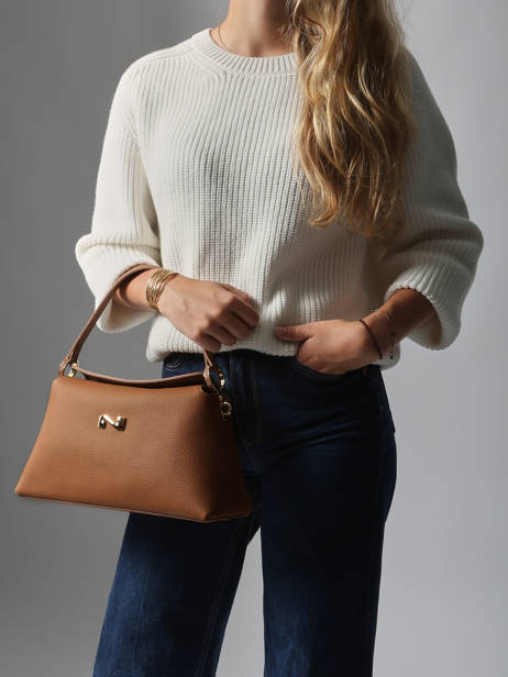 Sac Porté épaule Freesia Cuir Nathan baume Marron eden 4 vue secondaire 1