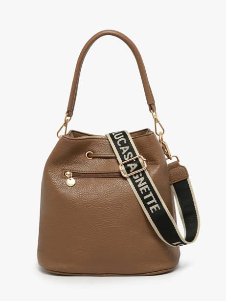 Sac Bandoulière Pocket Lulu castagnette Marron pocket ZAID vue secondaire 4