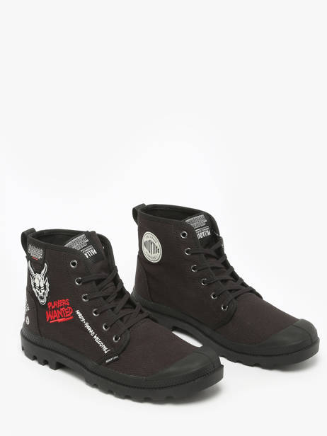 Bottines Palladium Noir men 74496001 vue secondaire 1