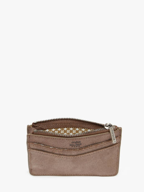 Porte-cartes Cuir Mila louise Marron vintage 3570X vue secondaire 1