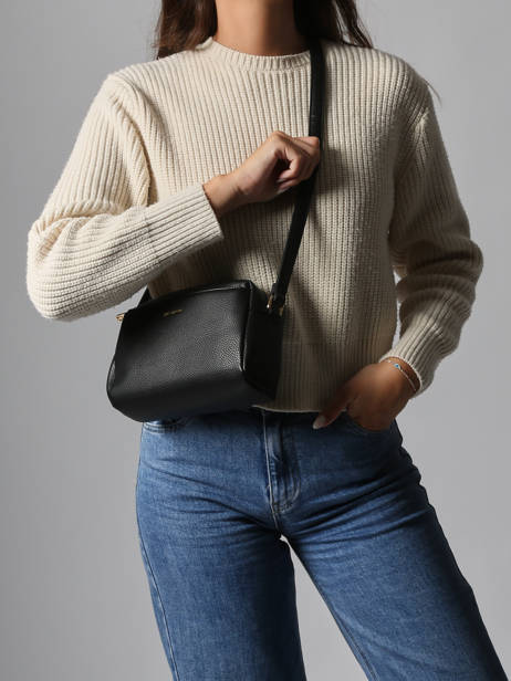 Sac Bandoulière Grained Miniprix Noir grained KJ62069 vue secondaire 1