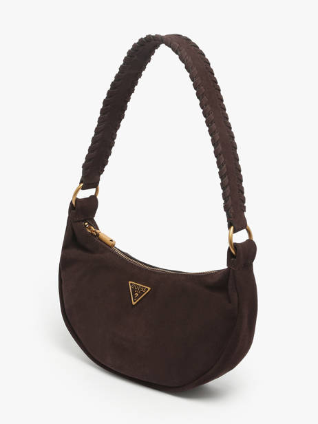 Sac Bandoulière Amita Cuir Guess Marron amita SB953972 vue secondaire 2