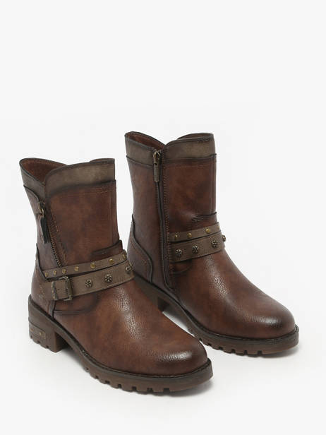 Bottines Mustang Vert women M0082002 vue secondaire 1