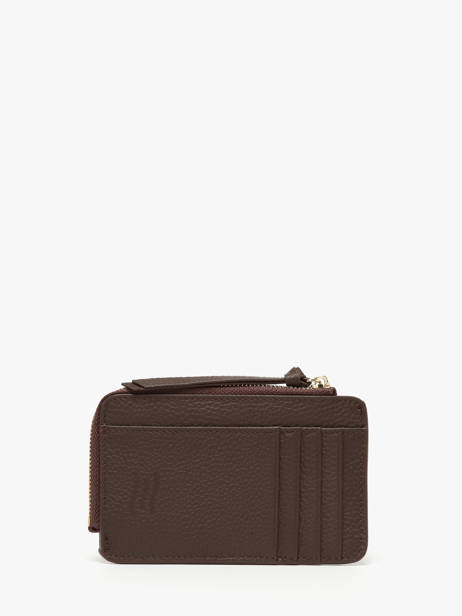 Porte-cartes Cuir Crinkles Marron caviar 14318