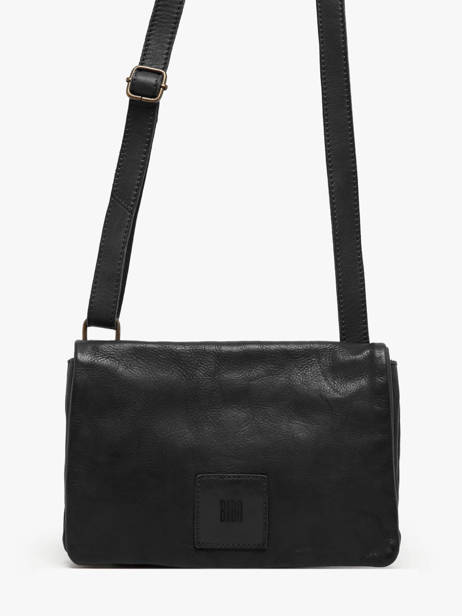 Sac Bandoulière Heritage Cuir Biba Noir heritage BT33 vue secondaire 2