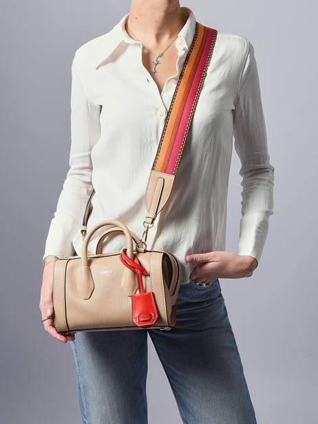 Mini Sac Bowling Bcbg Cuir Lancel Beige bcbg A13689 vue secondaire 1