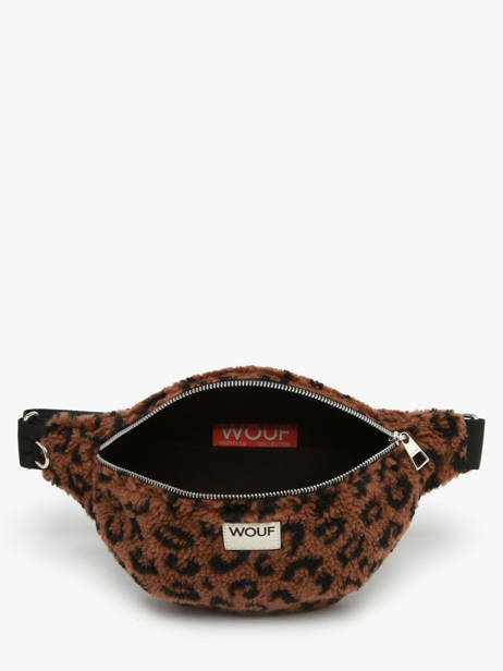 Sac Banane Wouf Marron teddy BW250030 vue secondaire 3