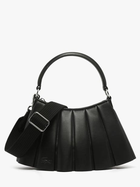 Sac Porté épaule Lenglen Cuir Lacoste Noir lenglen NU5011DP