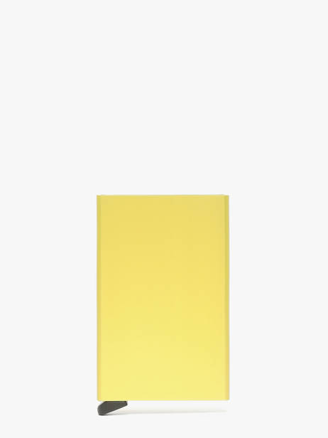 Porte-cartes Aluminium Secrid Jaune alu 00C
