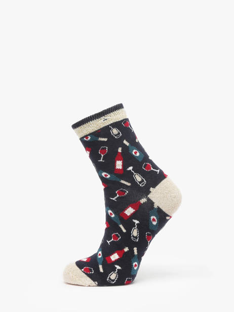 Chaussettes Femme Daisy & Deborah Cabaia Bleu socks women DEB