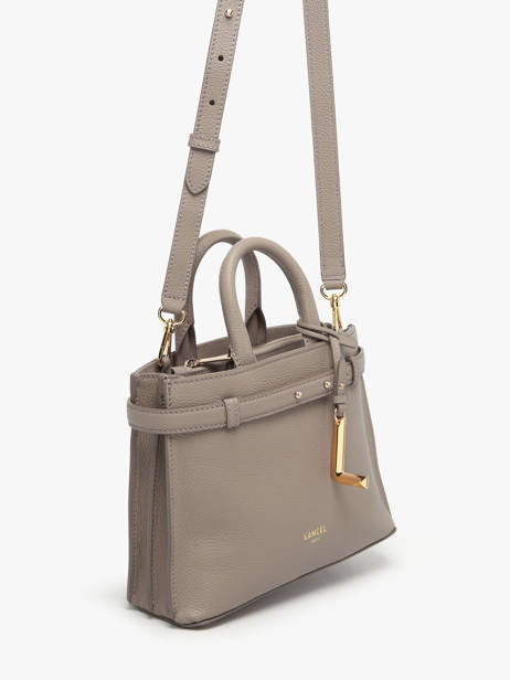 Sac Bandoulière Faubourg Cuir Lancel Gris faubourg A13527 vue secondaire 2