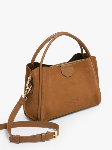 Sac Porté Main Suede Ida Cuir Lancaster Marron suede ida 101 vue secondaire 1