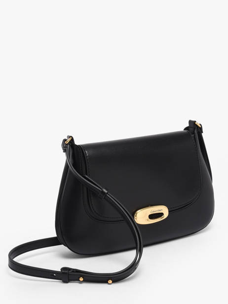 Sac Bandoulière Engraved Polyurethane Calvin klein jeans Noir engraved 4F3401G vue secondaire 1
