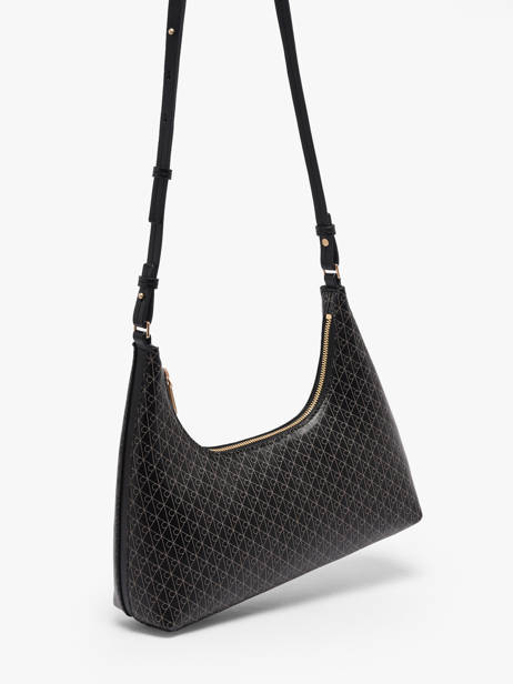 Sac Porté épaule Coated Emblem Polyester Recyclé Calvin klein jeans Noir coated emblem 4F3298G vue secondaire 2