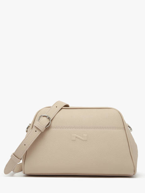 Sac Bandoulière Brenda Cuir Nathan baume Beige state 2