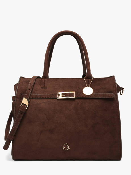 Sac Porté Main Buckle Lulu castagnette Marron buckle D