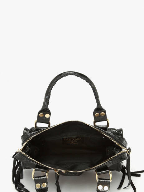 Sac Bandoulière Nine Cuir Milano Noir nine NI24093O vue secondaire 3