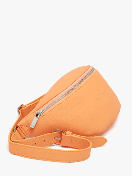 Sac Banane Small Derby Cuir Nathan baume Orange n city 25 vue secondaire 2