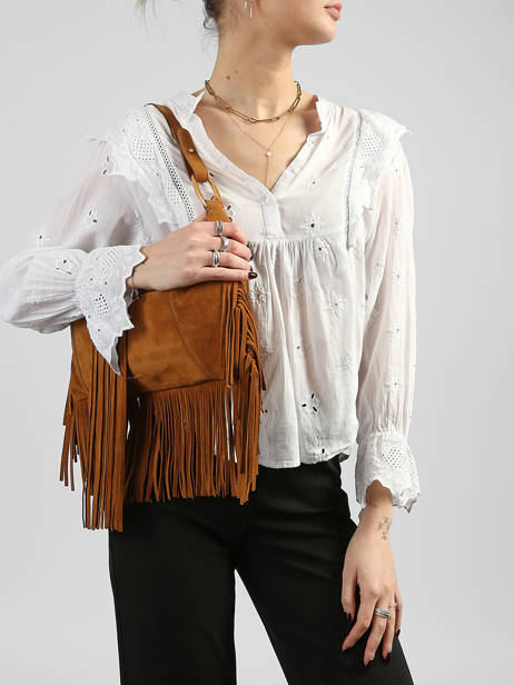 Sac Porté épaule Mathilde Cuir Vanessa bruno Marron mathilde 12V40922 vue secondaire 1