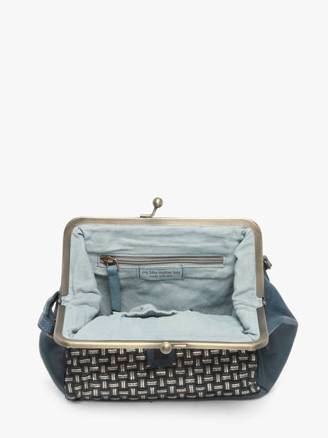 Sac Bandoulière Heritage Cuir Biba Bleu heritage KAB21L vue secondaire 2